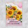 Congratulatory card "Sunflowers", flowers, 12 × 18 cm