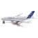 Metal “passenger”, inertial, light and sound effects, white-blue color.