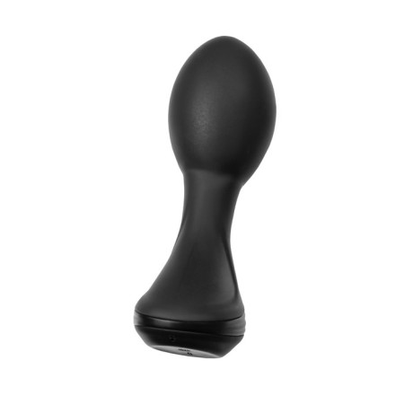 Inflatable anal vibrovaloga Popo pleasure Phoenix, 13.5 cm, silicone, black color-12