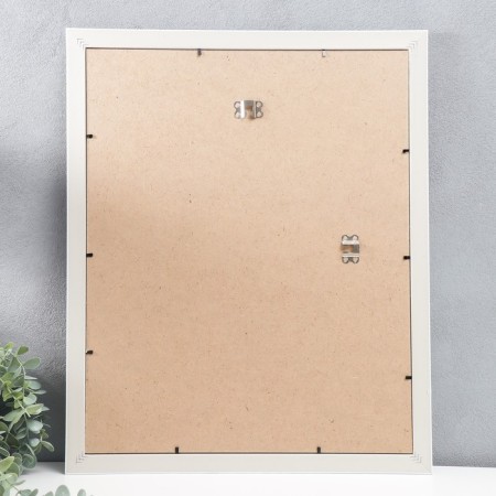 Photo frame Plastic "Mira" 40x50 cm white (plastic screen)-3