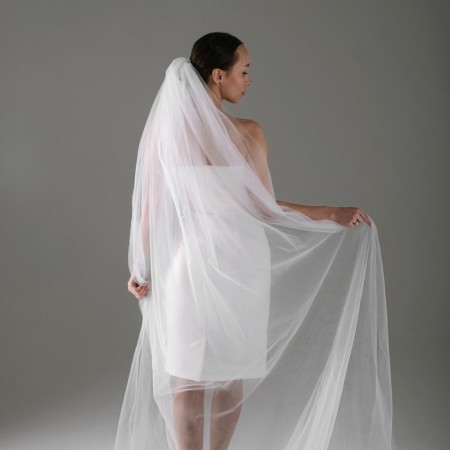 Fata "Tenderness", white, 3x1.5 m, polyester