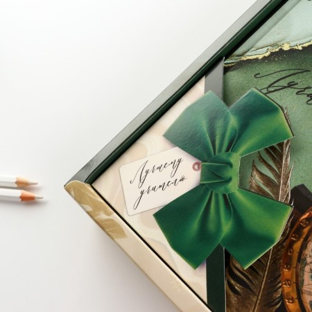 Gift set to the “best teacher”: a diary and a bell handle (ball, blue paste, 1 mm)-2