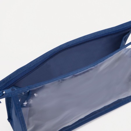 Lightning cosmetic bag, blue color-3