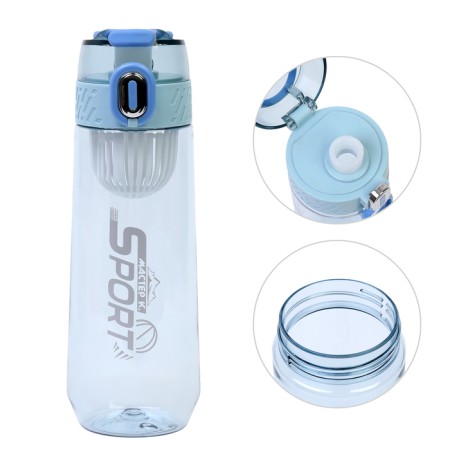 Water bottle, 750 ml, sport, blue