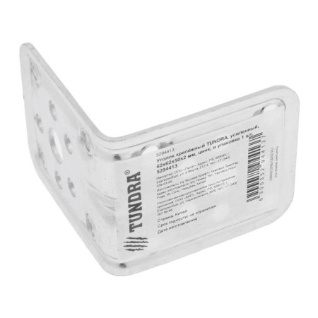 Corner Fit Tundra Krep, reinforced, 62x62x50x2 mm, zinc, in packaging 1 pc.-1