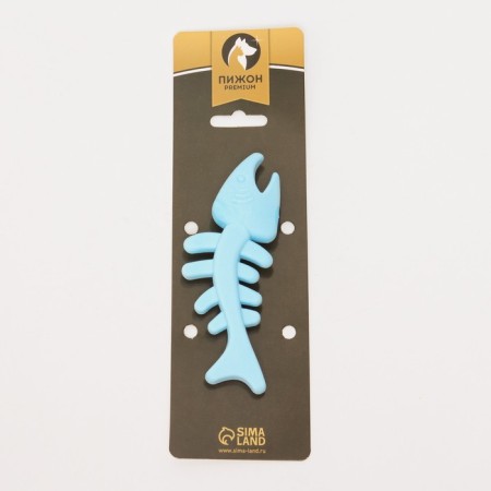 The toy floating "fish" Pizhon Premium, foamed TPR, 10.5 cm, blue-4