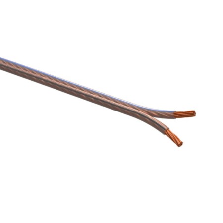 Acoustic cable era 2x0.50 mm2 is transparent, 10 m
