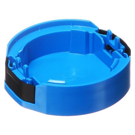 Automatic equipment for round printing Trodat Printy 4642, diameter 42 mm, with a lid, blue body-8