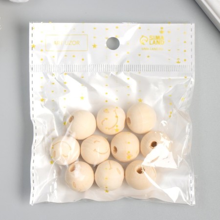 Busina tree for creativity "Round. Smiley" d = 1.8 cm set 10 pcs-2