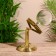 Lupa desktop "zig-zag" 20 cm, brass