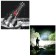 Manual battery flashlight, 5 watts, 1200 mAh, battery 18650, 19 x 8.2 cm, USB