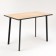 Dining Modern Laksi, 1104x594x756, Black /Irish oak