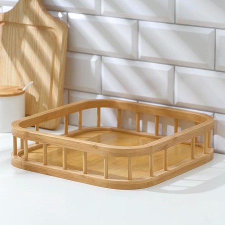 The tray of the square share Jungle, 30.5 × 30.5 cm, bamboo-1