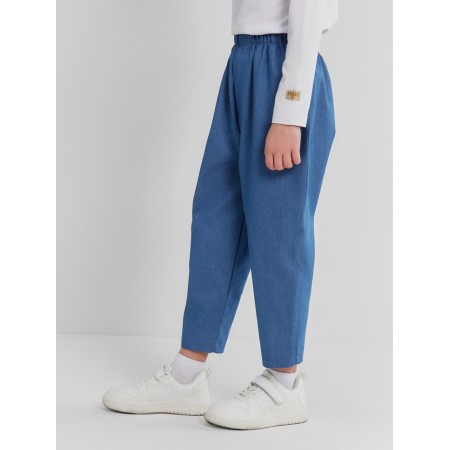 Jeans for the boy Minaku: Jeans Collection, Blue Color, Height 128 cm-3