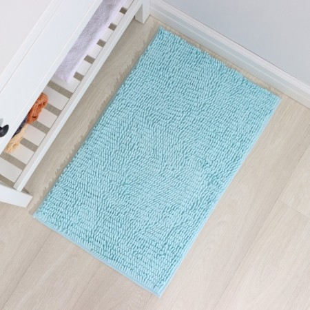 Bathroom mat “Long Books”, 50 × 80 cm, Buhli length 2 cm, Blue color-5
