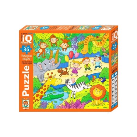 IQ puzzle for babies "like this" zoo ", 36 elements