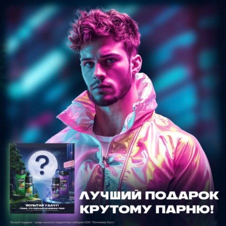 Подарочный набор мужской AXE "Испытай удачу": дезодорант, 150 мл + гель для душа, 250 мл-8