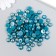 Decor for creativity plastic "Half of beads. Blue gamma" 20 g 0.8x0.8 cm