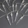 Garland “thread” 3 m with nozzles “icicles 7.5 cm”, ip20, transparent thread, 20 LED, glow of multi (RG/RB), blinking, USB
