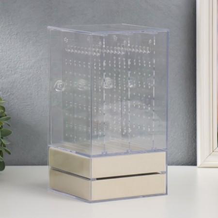 Casket for jewelry plastic "Column" 24.5x13x13.5 cm-4