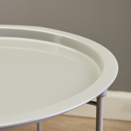 Coffee table, gray tray-1