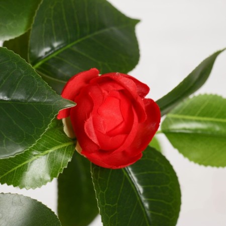 Artificial bush "Kustovaya rose" with a pot, 120 cm, mix-1