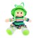 Soft toy "Doll", in a striped dress and hat, Mix color