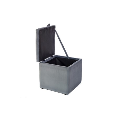 Puf Oslo Mini, 400x400x410, velor silver-1