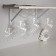 Garland “thread” 2 m with nozzles “Matova Snowflake”, IP20, transparent thread, 36 LED, blue glow, 220 V