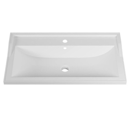 Uperwood Family shell, half -around, 100 cm, rectangular, white-3