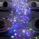 Garland "tinsel" 6 m Rosa, IP20, silver thread, 480 LED, glow of multi, 12 V