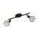 Zapata 1, 2x3W G9, 3000k, 720lm, Black Color