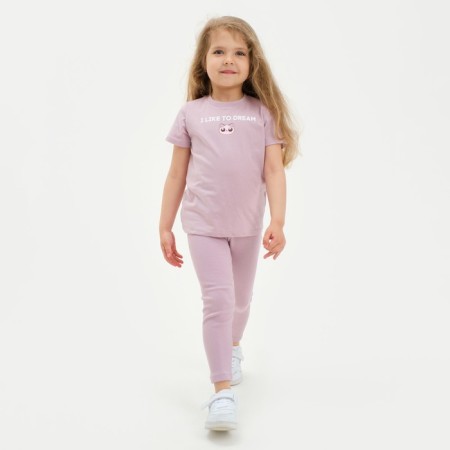 Legins children's kaftan "Dream" R.36 (134-140), lilac-4