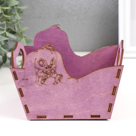 Easter "egg" ovation 15.6x10.5x11 cm, lilac