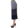 Women's skirt, size 42, gray, blue color