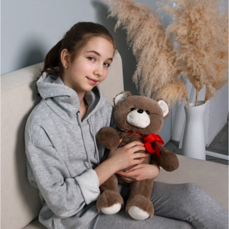 Soft toy "Bear Sasha" Dark, 50 cm 14-90-3-3