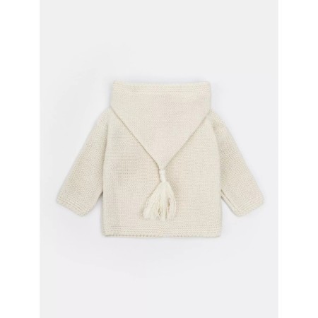 Sweater Children's Knitted Amarobaby Brush, height 86 cm, milk color-12