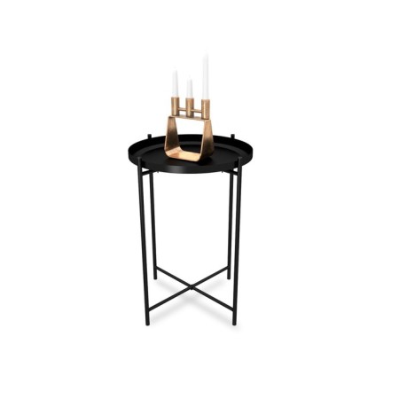 Journal table, 376x376x515, Black Muar-2