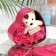 Soap roses and a bear cub, set