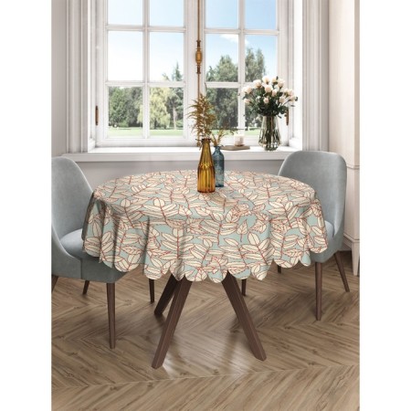Photo scatter round, size 150x150 cm, Saten-2