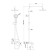 Bravat Pure F6335369CP-A-RUS shower system, upper shower of a round-shaped 200 mm, chrome
