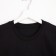 T -shirt male plain, black color, size 56