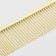 A comb for wool with galvanic coating, 18.8 x 4.2 cm, golden