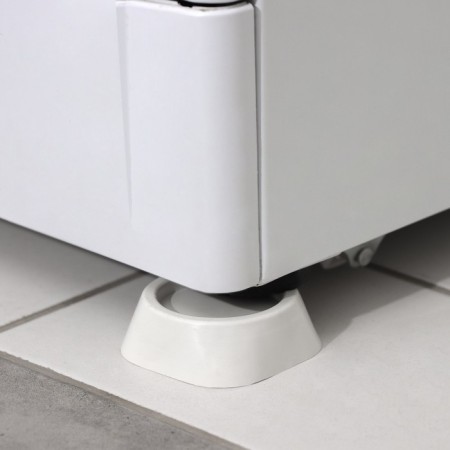 Set of anti -vibration stands, 4 pcs, white color