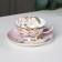 Tea steam porcelain "Tea rose", 2 items: a cup 200 ml, a saucer d = 15 cm