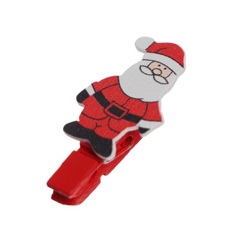 Decorative clothespins "Everything you need in the New Year" set of 6 pcs. Mix-3