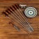 Set with skewers Gift "Shafran", 10 items, skewers 50cm
