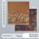 Scrapbooking paper bilateral craft "Cocoa and flowers" density 180 g 30.5x32 cm
