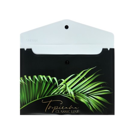 The convert folder on the A5 button, 240 x 170 mm, 180 microns, horizontal, Devente tropicana, foil embossing, mix x 4 colors, cardboard box-4