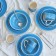 Elrington ceramic dishes. Sea evening ", 16 items
